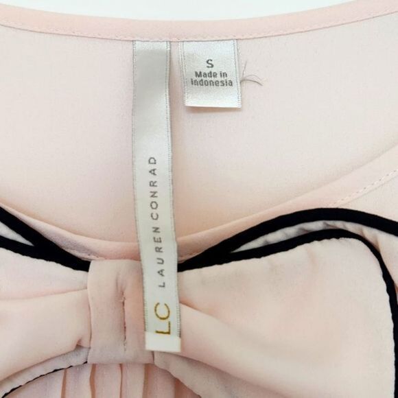 Lauren Conrad Bow Pleated Blouse - Picture 11 of 11